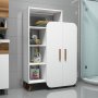 HANAH HOME Polica za knjige Form White - slika 2