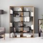 HANAH HOME Polica za knjige Esteban Black Ud - slika 3
