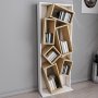 HANAH HOME Polica za knjige Carmen White Oak - slika 3