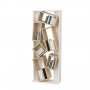 HANAH HOME Polica za knjige Carmen White Oak - slika 1