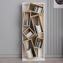 HANAH HOME Polica za knjige Carmen White Oak - slika 2