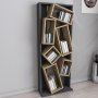 HANAH HOME Polica za knjige Carmen Black Oak - slika 3