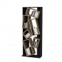 HANAH HOME Polica za knjige Carmen Black Oak - slika 1