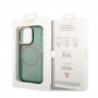 Guess Maska za iPhone 14 Pro Max GOLD OUTLINE TRANSLUCENT KAKI MagSafe - slika 2