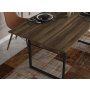 HANAH HOME Trpezarijski sto Lost Walnut - slika 5