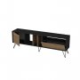 HANAH HOME TV polica Mistico (180) Walnut Black (875ZNA3058) - slika 5