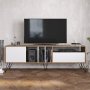 HANAH HOME TV polica Mistico (180) Walnut White (875ZNA3057) - slika 3
