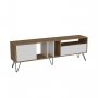 HANAH HOME TV polica Mistico (180) Walnut White (875ZNA3057) - slika 1