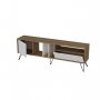 HANAH HOME TV polica Mistico (180) Walnut White (875ZNA3057) - slika 4