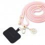 Guess Crossbody strap CORD PINK - slika 1