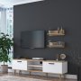 HANAH HOME TV polica M48 1043 Walnut (543WRN1507) - slika 3