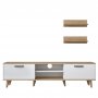 HANAH HOME TV polica M48 1043 Walnut (543WRN1507) - slika 1