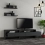 HANAH HOME TV polica Gara Anthracite (776HMS3014) - slika 1