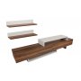 HANAH HOME TV polica Nirvana White Teak (756FRN3041) - slika 1