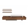 HANAH HOME TV polica Nirvana Teak White (756FRN3042) - slika 1