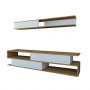 HANAH HOME TV polica Sims Teak White (788DEC3063) - slika 1