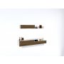 HANAH HOME TV polica Elda White Walnut (835PUQ3008) - slika 1