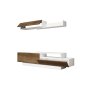 HANAH HOME TV polica Elda White Walnut (835PUQ3008) - slika 3