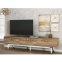 HANAH HOME TV polica Buse (TV Sehpası) Walnut (804TRH3011) - slika 3