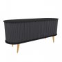 HANAH HOME TV polica Stor Black Anthracite (322RTC2182) - slika 1