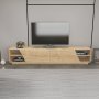 HANAH HOME TV polica Rhodes Oak (322RTC2439) - slika 2