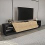 HANAH HOME TV polica Rhodes Anthracite Oak (322RTC2443) - slika 4