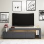 HANAH HOME TV polica Beliz Anthracite (382NRC1115) - slika 1