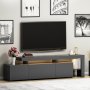 HANAH HOME TV polica Beliz Anthracite (382NRC1115) - slika 3