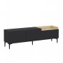 HANAH HOME TV polica Mia Anthracite (382NRC1122) - slika 1