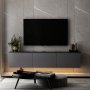 HANAH HOME TV polica Neon Illuminated Anthracite (382NRC1127) - slika 4