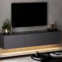 HANAH HOME TV polica Neon Illuminated Anthracite (382NRC1127) - slika 5