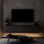 HANAH HOME TV polica Neon Illuminated Anthracite (382NRC1127) - slika 2