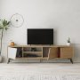 HANAH HOME TV polica Fiona Oak White (776HMS3107) - slika 4
