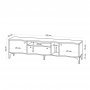 HANAH HOME TV polica Penny (393MRD1218) - slika 5