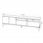 HANAH HOME TV polica Ross (393MRD1222) - slika 5