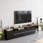 HANAH HOME TV polica Pia Black Walnut (788DEC4039) - slika 2