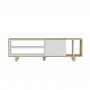 HANAH HOME TV polica Rosmar Oak White (935CMN1401) - slika 1