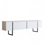 HANAH HOME TV polica Luxe White Black (618BLY1105) - slika 1