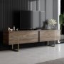 HANAH HOME TV polica Luxe Walnut Gold (618BLY1103) - slika 2