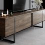 HANAH HOME TV polica Luxe Walnut Black (618BLY1106) - slika 4