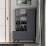 HANAH HOME Cipelarnik Agostina Shoes Anthracite (505CRL1602) - slika 2