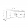 HANAH HOME Cipelarnik Zulla Anthracite Sonomo (776HMS3907) - slika 4