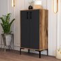 HANAH HOME Cipelarnik Prag Walnut Anthracite (845HCT4107) - slika 2