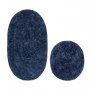 L`ESSENTIEL MAISON Kupatilski otirač Damaks O Dark Blue - slika 1