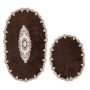 L`ESSENTIEL MAISON Kupatilski otirač Selonya Oval Brown - slika 1