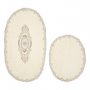 L`ESSENTIEL MAISON Kupatilski otirač Selonya Oval Cream - slika 1