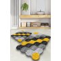 L`ESSENTIEL MAISON Kupatilski otirač Circle Yellow - slika 1