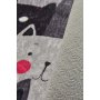 L`ESSENTIEL MAISON Kupatilski otirač Meow Grey - slika 4