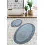 L`ESSENTIEL MAISON Kupatilski otirač Piante Oval Turquois - slika 2