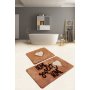 L`ESSENTIEL MAISON Kupatilski otirač Home Sweet Home Brown - slika 1